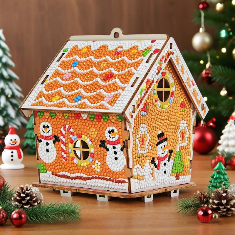 DIY Christmas Cottage Diamond Painting