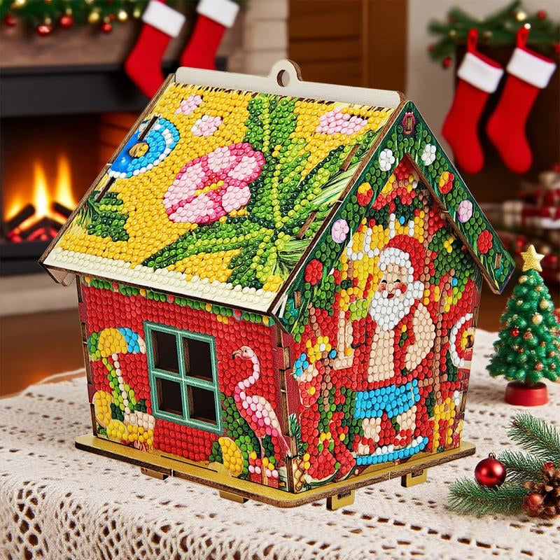 DIY Christmas Cottage Diamond Painting