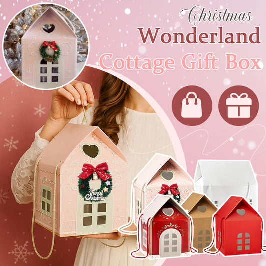 Enchanted Christmas Cottage Gift Box