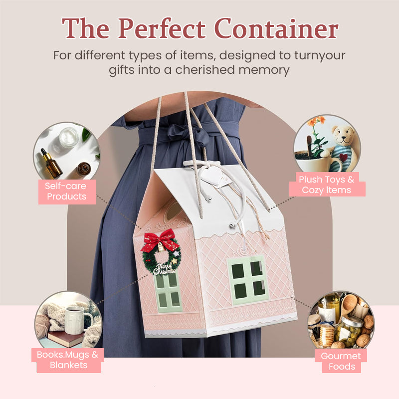Enchanted Christmas Cottage Gift Box