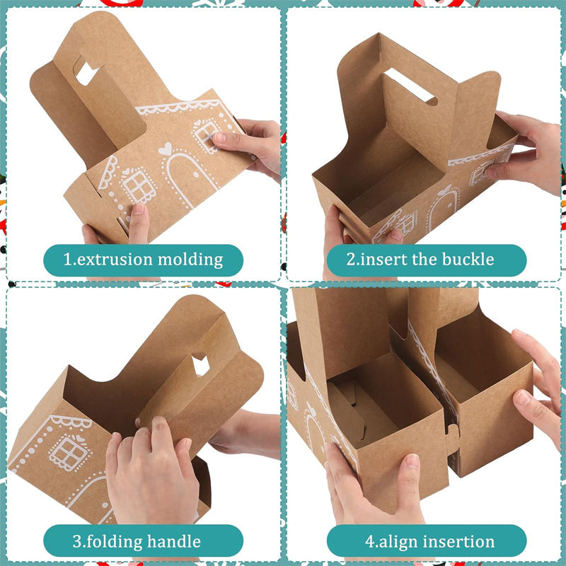 Gingerbread House Christmas Gift Box